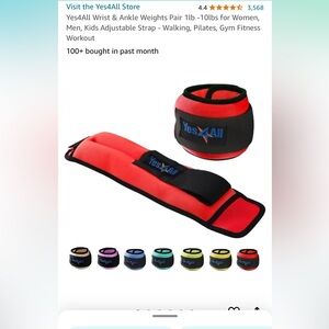 Yes 4 all 10 lbs ankle weights still in the box